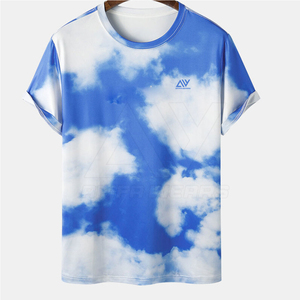 Camisetas para <span class=keywords><strong>Hombre</strong></span> de Alta Calidad, Transpirables, de Manga Corta, de Poliéster y Algodón, Diseño Personalizado OEM para la Temporada de Verano - Product Image 1
