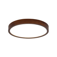 Plafonnier LED moderne de style chinois en noyer brun pour salon, chambre, bureau, salle à manger, balcon, lampe centrale