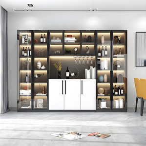 סלון ריהוט זכוכית ארון התצוגה ארון אלון ארון רהיטים יפה ארון אחסון רהיטים - Product Image 6