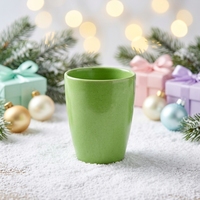 Ensemble de vaisselle pour enfants biodégradable au design moderne, tasses et mugs en céramique à base de coques de riz