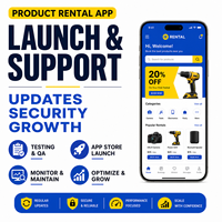 Desarrollo de Aplicaciones de Mercado de Alquiler de Productos Personalizados para IOS y Android con Calendario de Disponibilidad de Anuncios de Alquiler LionCreate
