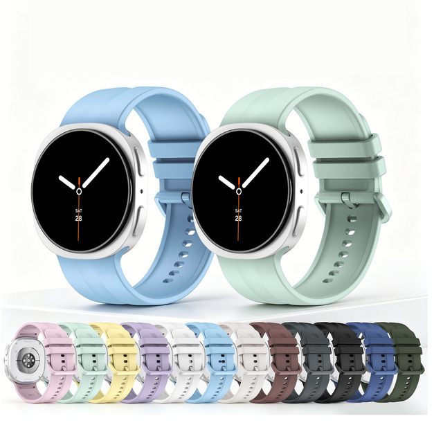 Soft Silicone Watch Bands Rubber Strap for Samsung Galaxy 9/8/8clasic Smart Watch Bands Replace Wristband Accessory