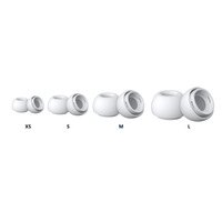 Embouts d'écouteurs de remplacement en silicone de haute qualité pour Apple Airpods Pro, réduction du bruit, avec tailles XS S M L, 1 paire