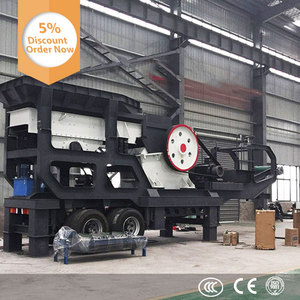 Semi-Automatic Wheeled Tyre Type Mobile Quarry Stone <b>Crusher</b> Construction Concrete Waste <b>Crusher</b> - Product Image 6