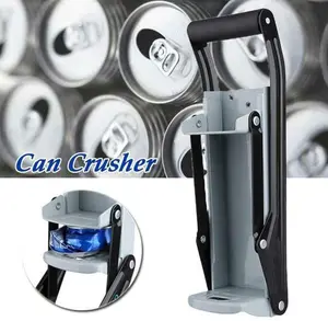 14 OZ Nặng Heavy Duty Kim Loại Lớn Treo Tường Nhôm Soda Lon Bia Smasher Sinh Thái Thân Thiện Tái Chế Công Cụ Bàn Tay Có Thể máy Nghiền