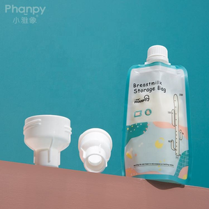 Bolsa de Almacenamiento de Leche Materna con Patrón Animal <span class=keywords><strong>Phanpy</strong></span>, Libre de BPA, con Boquilla para Bebés de 0 a 12 Meses, Productos de Alimentación para Bebés, Liquidación - Product Image 1