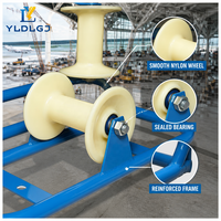 Rodillo guía de nailon para cables, polea de esquina para alcantarillas, soporte de protección para tendido y tracción subterráneo, comunicación industrial, Max
