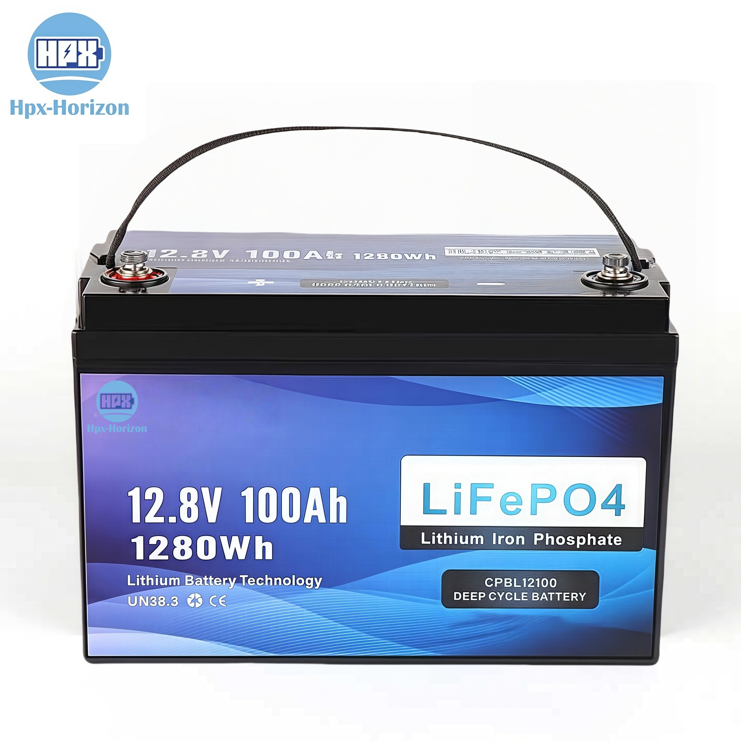 Hpx-Horizon 12,8 В 100Ah-200Ah портативная Бытовая литий-железо-фосфатная батарея для кемпинга на открытом воздухе литий-ионная