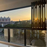 Ventana Plegable Horizontal con Perfil de Rotura Térmica, Multicavidad, Hermética, Eficiente Energéticamente y Resistente a Tormentas