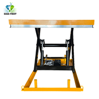 Plateforme élévatrice à ciseaux personnalisée, entièrement électrique, 2000 kg, pour chariot élévateur à palettes, tables de levage hydrauliques