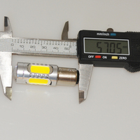 Pièces de véhicule, clignotant blanc haute puissance 1157 Bay15d COB 7,5W, ampoule LED de frein arrière de voiture, lampe de recul 12V, rétrofit/amélioration