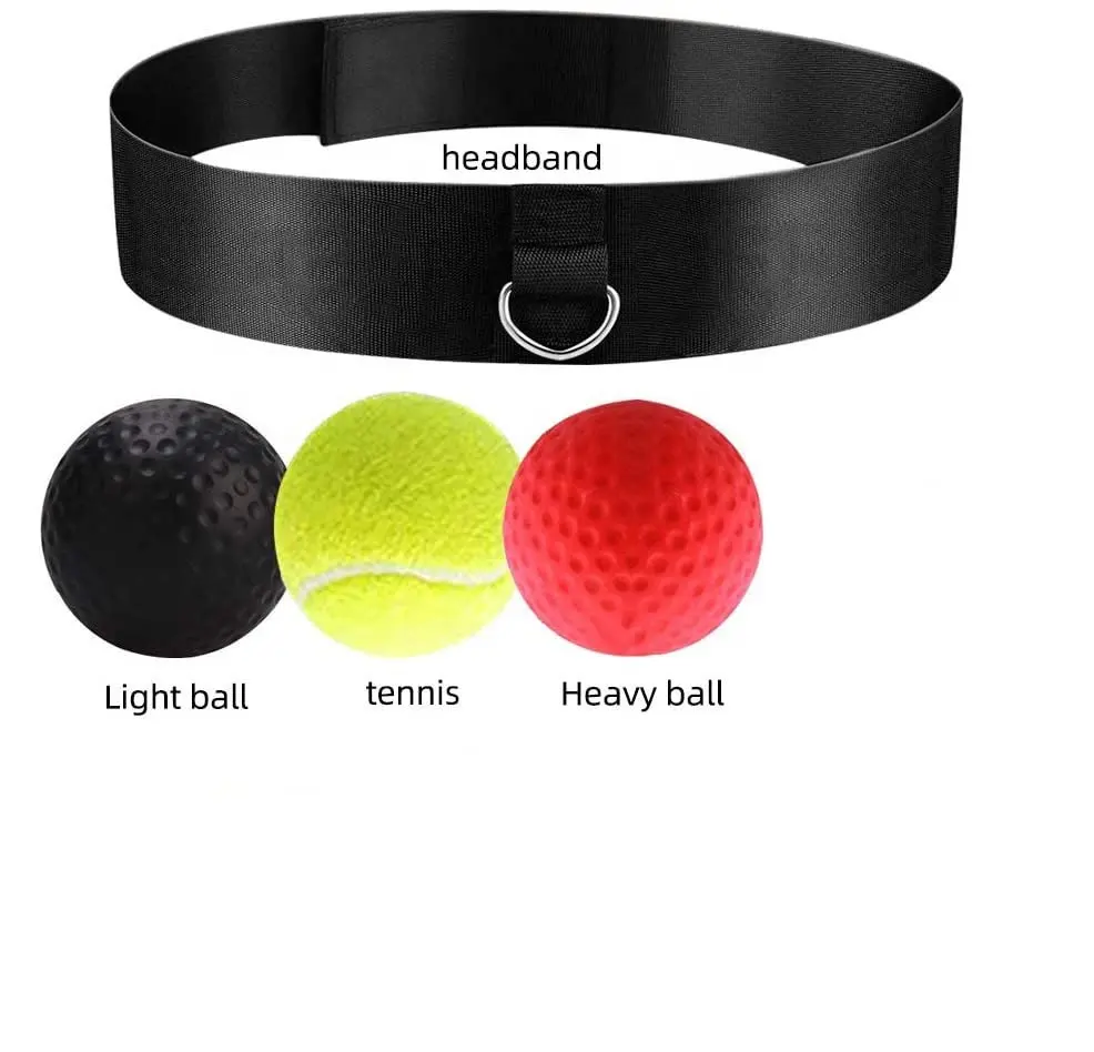 Wholesale PU Soft and hard ball Boxing trainer Ball reflex Boxing speed Ball With Nylon Headband