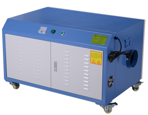 เครื่องสกัดควันเชื่อมมือถือกำลังสูงพร้อมแขนคู่สำหรับการเชื่อมอาร์คและการตัดด้วยเลเซอร์ - Product Image 1