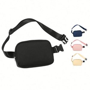 Sac banane unisexe Lulu personnalisé avec logo, sac de poitrine tendance, sac banane de voyage étanche, sacoche de ceinture - Product Image 1