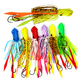 WEI 70g Realistic Eyes Lead <strong>Jig</strong> Head Rubber Skirt <strong>Madai</strong> <strong>Jig</strong> Lure - Product Image 1