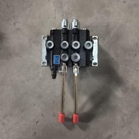 Vanne multi-voies ZS-118, vanne de réversal manuelle, distributeur hydraulique, vanne de décharge en tandem 1 à 4, pour le contrôle des cylindres