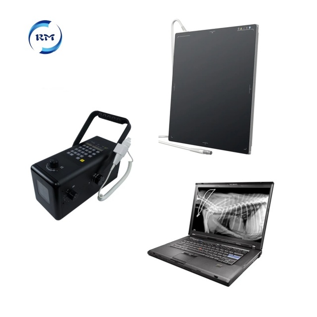 Rayman Portable Veterinary X-ray Scanner Handheld Digital Portable Vet Xray Machine with Flat Panel Detector RX Machine