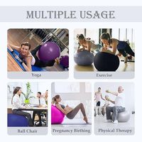 Ballon de yoga écologique personnalisé de haute qualité pour la grossesse, la physiothérapie et la gym à domicile – Vente en gros