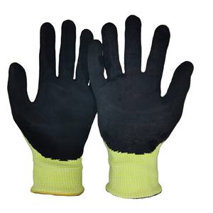 Gants de travail antidérapants multi-usages de haute qualité Gants en polyester de calibre 13 Gants enduits de <span class=keywords><strong>latex</strong></span> pour machiniste - Product Image 3