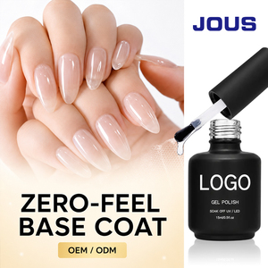 Base de gel à tenue 40 jours sans HEMA, TPO, TMPTA, en résine naturelle, forte adhérence, sans impuretés, gel UV Soak Off pour les commandes de marques de salons - Product Image 1