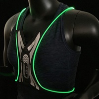 Nouveaux Gilets Réfléchissants LED de Course 2026 de Haute Qualité avec Batterie Lithium-Ion et Recharge USB, Lumière de Sécurité Portable et Étanche pour l'Escalade