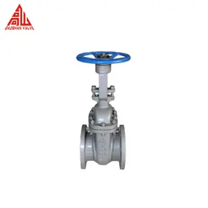 DIN ANSI JIS Gate Valve Logam Karet Seat Besi Cor WCB Stainless Steel Gate Valve