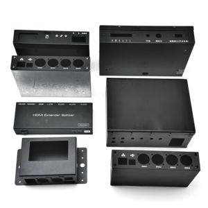 Audio Video Equipment Enclosure Steel Laser Cutting <b>Silk</b> Screen For HDMI Splitter Custom OEM ODM Service Factory Manufacturer - Product Image 1