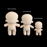 Peluche coréenne personnalisée en forme d'étoile avec rembourrage en coton PP, tailles sur mesure (20cm/15cm/10cm), thème Kpop Idol