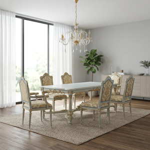 Ensemble de meubles de salle à manger et chaises de luxe, style 110 - Product Image 3