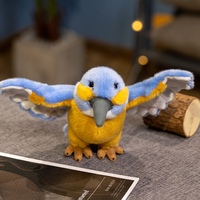 Nouveauté Peluche réaliste de goéland, adorable peluche d'oiseau, cadeau idéal pour les enfants, décoration de bureau, peluche animale