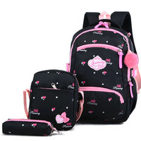 Mochila de estudiante de escuela primaria con diseño de princesa coreana para niñas de 1-3-4-6 grado 7-9-12 años