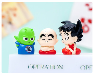 Figurines en résine Anime Mignonnes du Roi Singe Maître <span class=keywords><strong>Roshi</strong></span>, Décorations Kawaii DIY, Accessoires pour Boîte Mystère, Mini Ornements pour Voiture et Bureau - Product Image 6