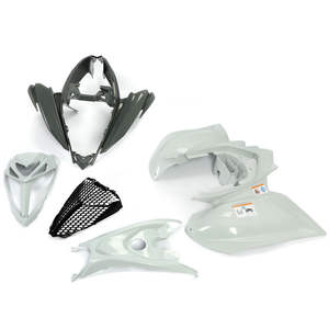 Kit plastiques <span class=keywords><strong>carrosserie</strong></span> garde-boue ENSEMBLE COMPLET GRIS Pour 2006-2024 YAMAHA Raptor 700 - Product Image 2