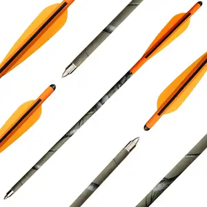 Archery Crossbow Bolt Woven Layer with Vanes Outdoor Hunting Compound Arrow Crossbow