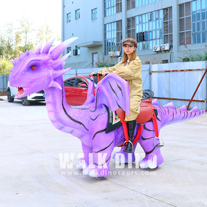 Robot Dinosaurio Zigong Grey Western Scooter Ride con Control Remoto, para Uso Comercial en Interiores, Capacidad de 150 kg - Product Image 3