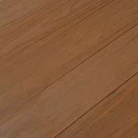 Planche de terrasse en composite WPC écologique avec finition grain de bois, imperméable et antidérapante pour une utilisation en extérieur dans les jardins/terrasses