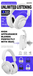Casque audio FlexFit supra-auriculaire extensible et pliable, offrant un son immersif à chaque rythme - Product Image 3