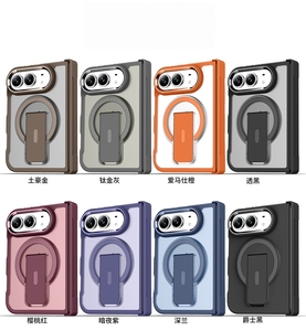 New Foldable <b>Stand</b> Magnetic Ring Phone Case for <b>iPhone</b> Duo Foldable Shockproof Bumper Wholesale Mobile Case for <b>iPhone</b> Duo - Product Image 5