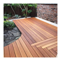 Terrasse balau jaune indonésienne plancher en bois jardin aménagement paysager platelage