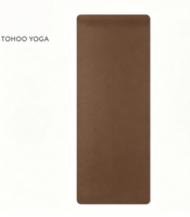 Tapete de Yoga de PU para Cruceros, Resistente al Agua Salada, Superficie de Secado Rápido, Plegable y Compacto