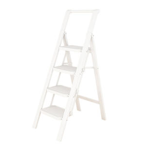 Escalera Doméstica Plegable Tipo A de 4 Peldaños, Portátil, Telescópica, Reforzada y Multifuncional - Product Image 3