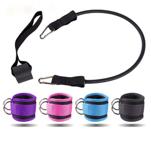 <span class=keywords><strong>Ksport</strong></span> สายรัดข้อเท้าห่วงรูปตัว D K-A1สำหรับเครื่องออกกำลังกายที่บ้านและยิมสายไนลอน100% นิ่ม - Product Image 2