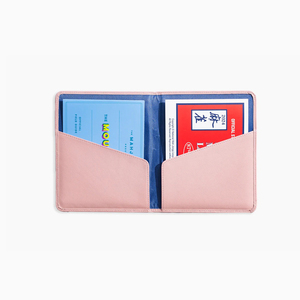 Porta <span class=keywords><strong>Carte</strong></span> Mahjong Americano Personalizzato con Monogramma 5.5"x7" in Pelle Liscia - Product Image 1