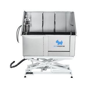 Nouveauté conçu Deluxe chien Machine <span class=keywords><strong>de</strong></span> lavage électrique levage chien toilettage baignoire en acier inoxydable pied bain pour animaux <span class=keywords><strong>de</strong></span> compagnie - Product Image 1