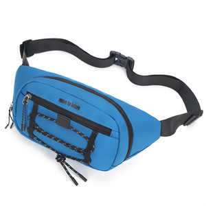 OEM Customize Waterproof Nylon Sport Waist Bag Unisex Quality Carry on <b>Purse</b> <b>Small</b> Funny Pack Bag Drawstring Belt Bag with Logo - Product Image 3