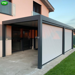 2-20% remise pavillon <span class=keywords><strong>jardin</strong></span> extérieur Aluminium gazébo toit électrique Pergola <span class=keywords><strong>jardin</strong></span> d'hiver - Product Image 3