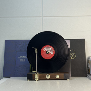 Reproductor de discos de vinilo de simulación en oferta, decoración para el hogar, oficina, sala de estar, base de madera, estilo retro, juego de regalo, accesorio, herramienta - Product Image 6