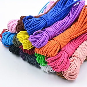 Producto de China multi-color duradero 10mm 20mm decorativo de nylon poliéster cordón elástico de goma roper - Product Image 6