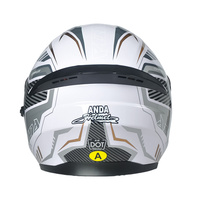 Casque de moto certifié DOT en promotion avec double visière, casques de moto unisexes, doublure en coton, casque ouvert, directement de l'usine