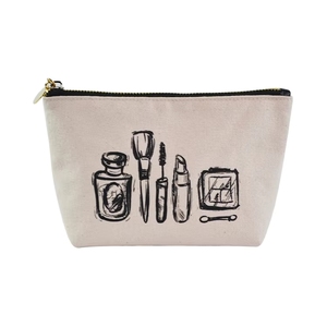 Sac de maquillage en toile écologique Senda Made, fermeture éclair personnalisée, mode vietnamienne, cosmétique, SRD19-013G - Product Image 4